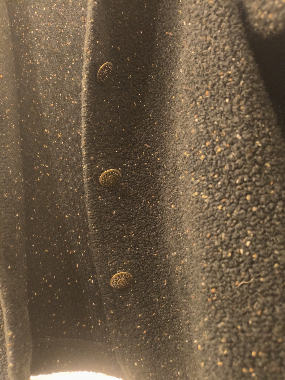 REI Black Speckled Peacoat - Picture 2 of 5